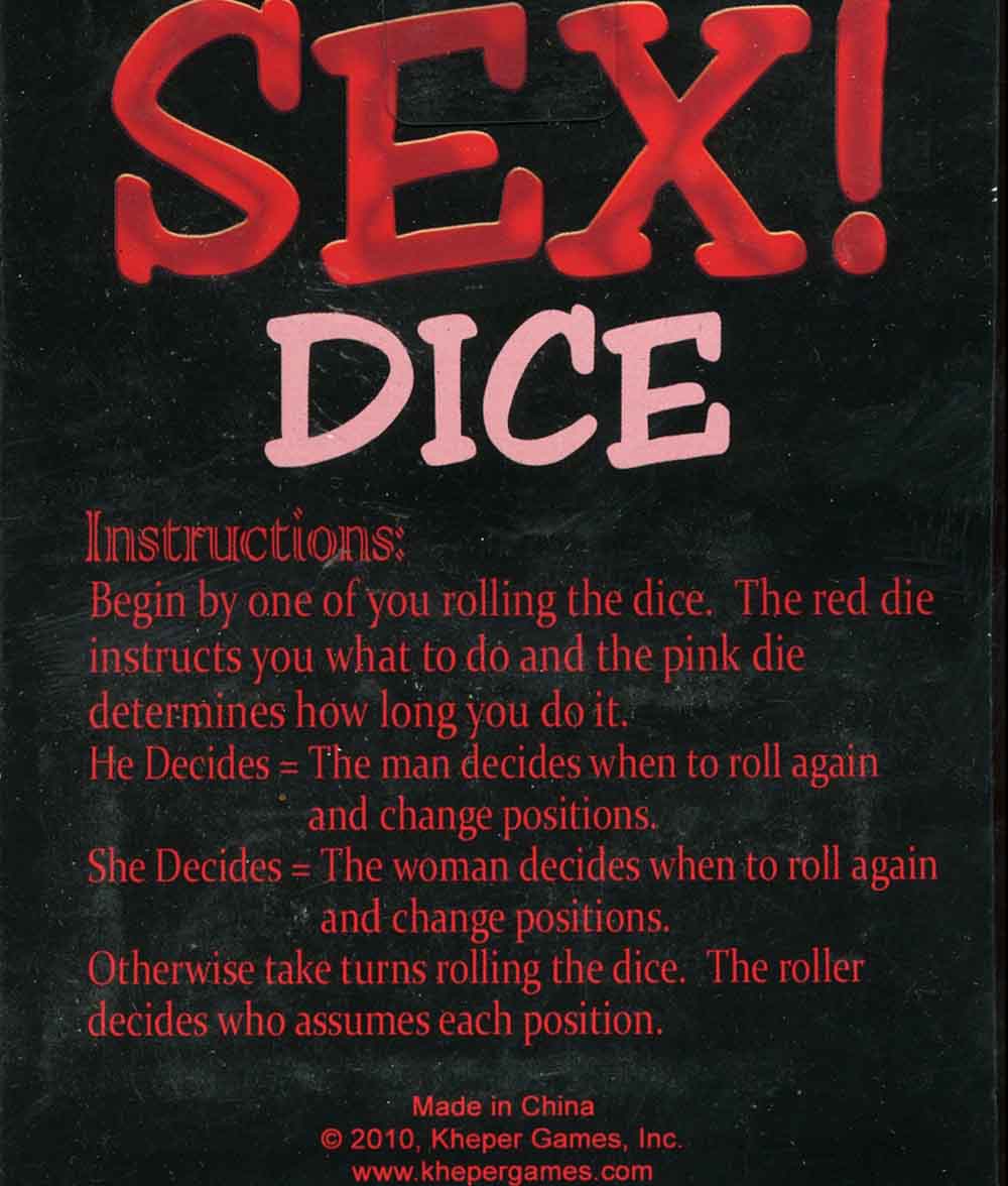 One of the naughtiest games in the market right now, the Sex Dice Game is a...