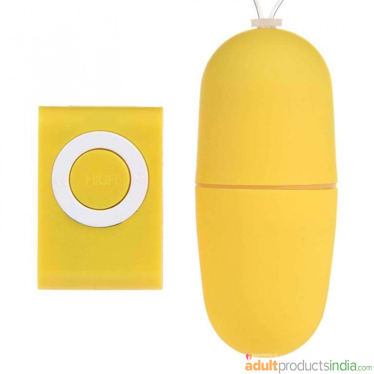 Remote Control Vibrating Egg - Yellow