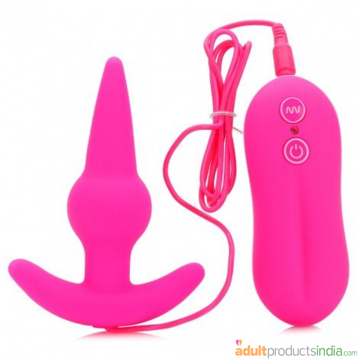 Bulb Probe Vibrating Anal Plug Pink