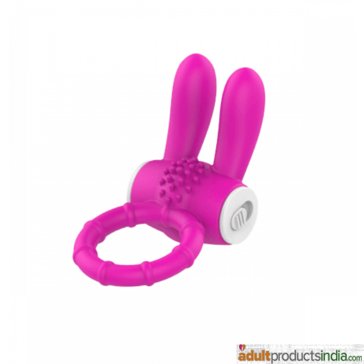 Bunny Vibrating Cock Ring - Pink