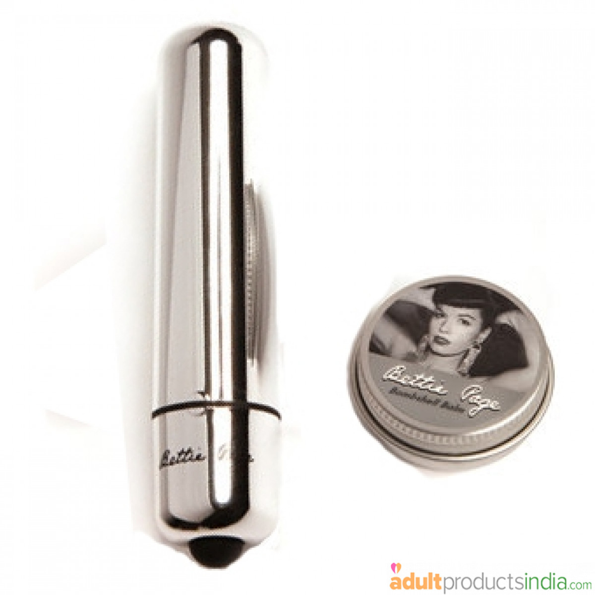 Bettie Page - Buzzin' Bullet Vibrator and Orgasm Balm Set