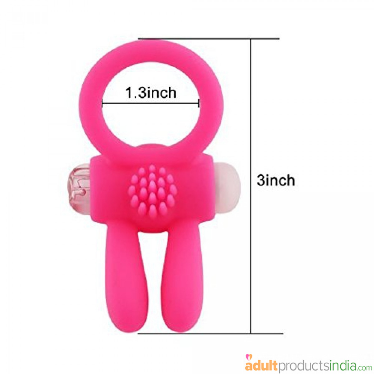 Rabbit Vibrating Ring - Pink & Purple | Adult Products India
