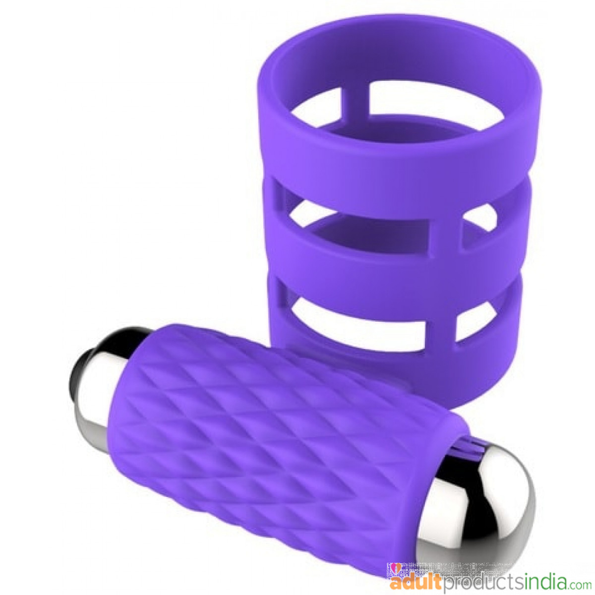 Vibrating Adma Cock Ring - Purple