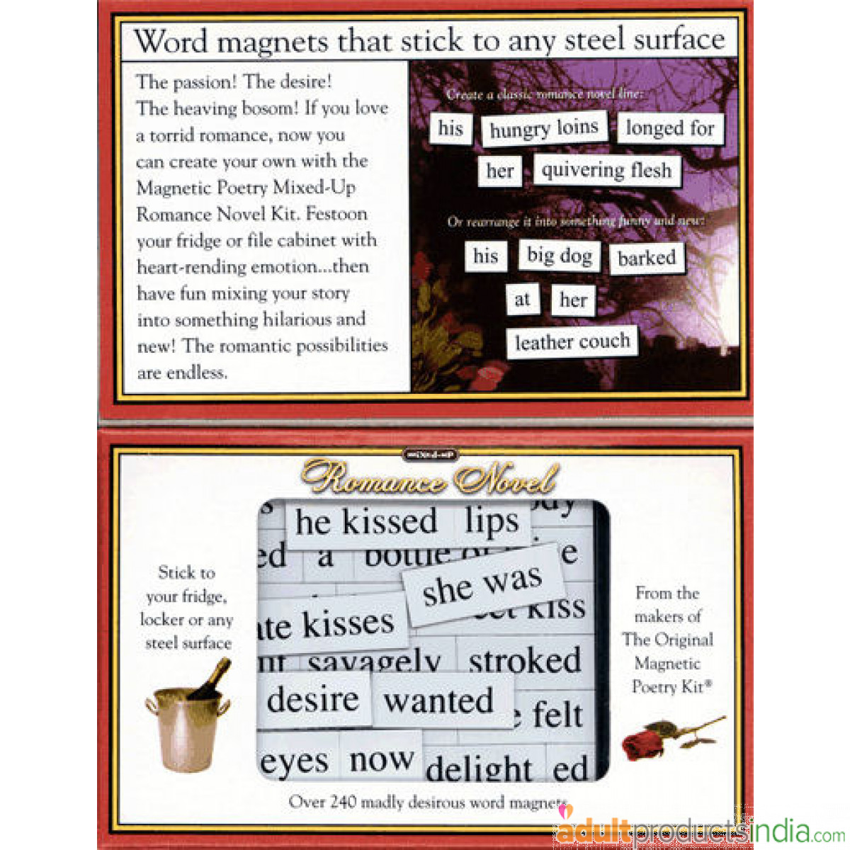 The Lover Magnetic Poetry Kit