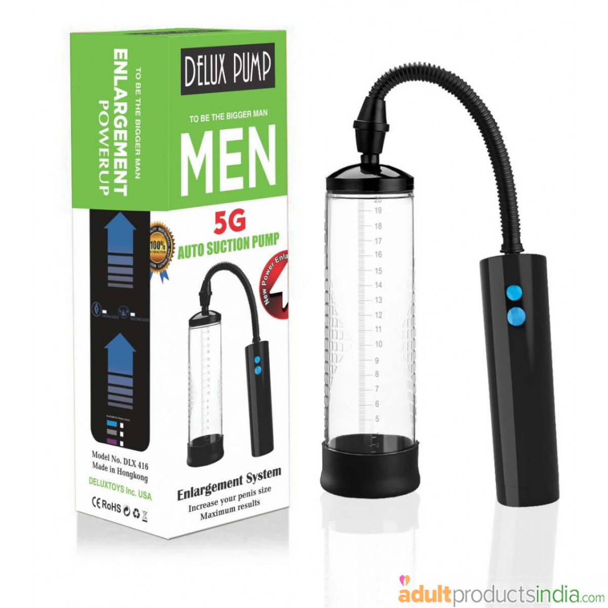 5G Delux Rechargeable Penis Enlarger Pump - Auto