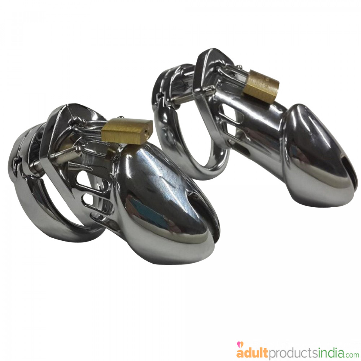Short Metal Male Chastity Device - Adult Sex Toys Penis Male Defend Chastity Belt Lock Cage