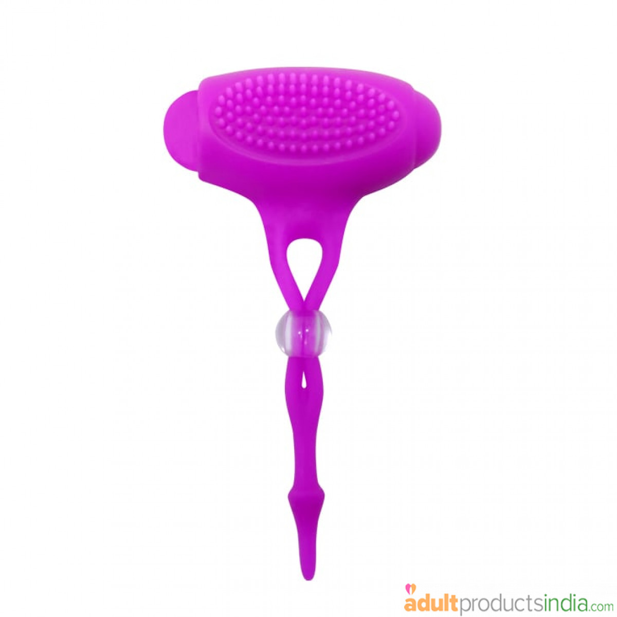 Adjustable Nipple Double Vibrators - Purple