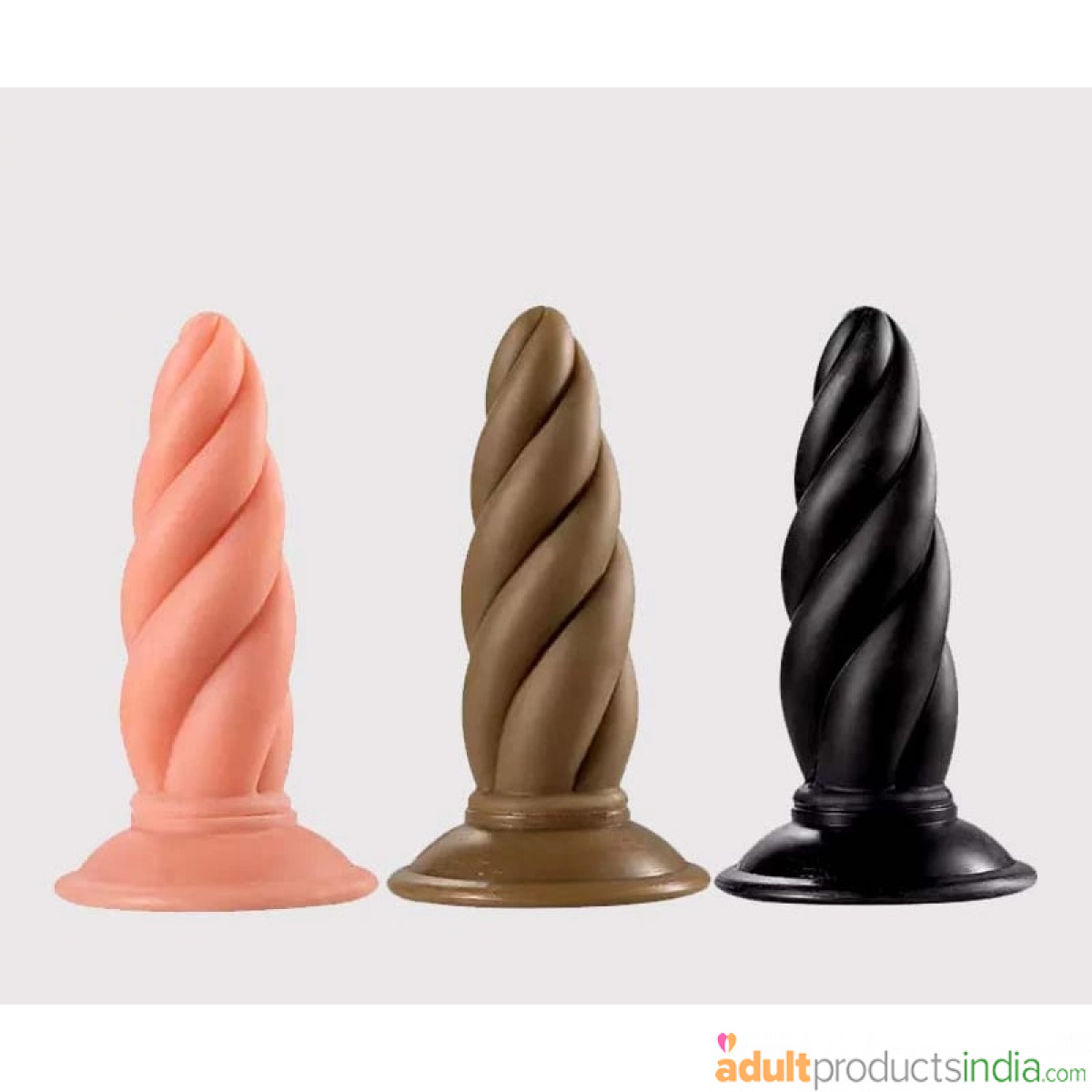 Spiral PVC Anal Butt Plug