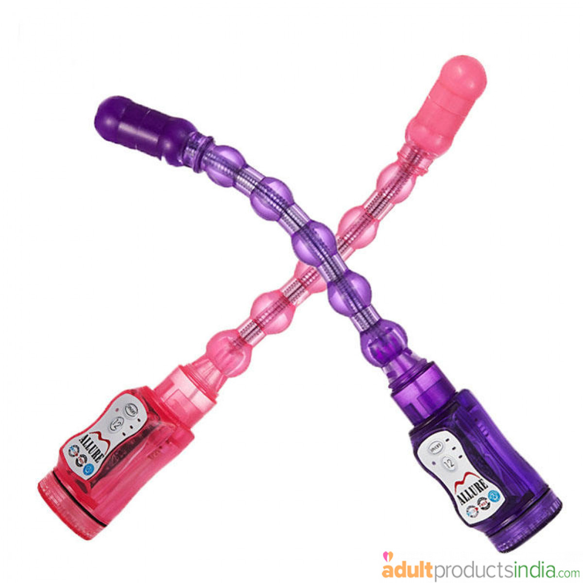 Anal Beads Vibrator - Pink / Purple