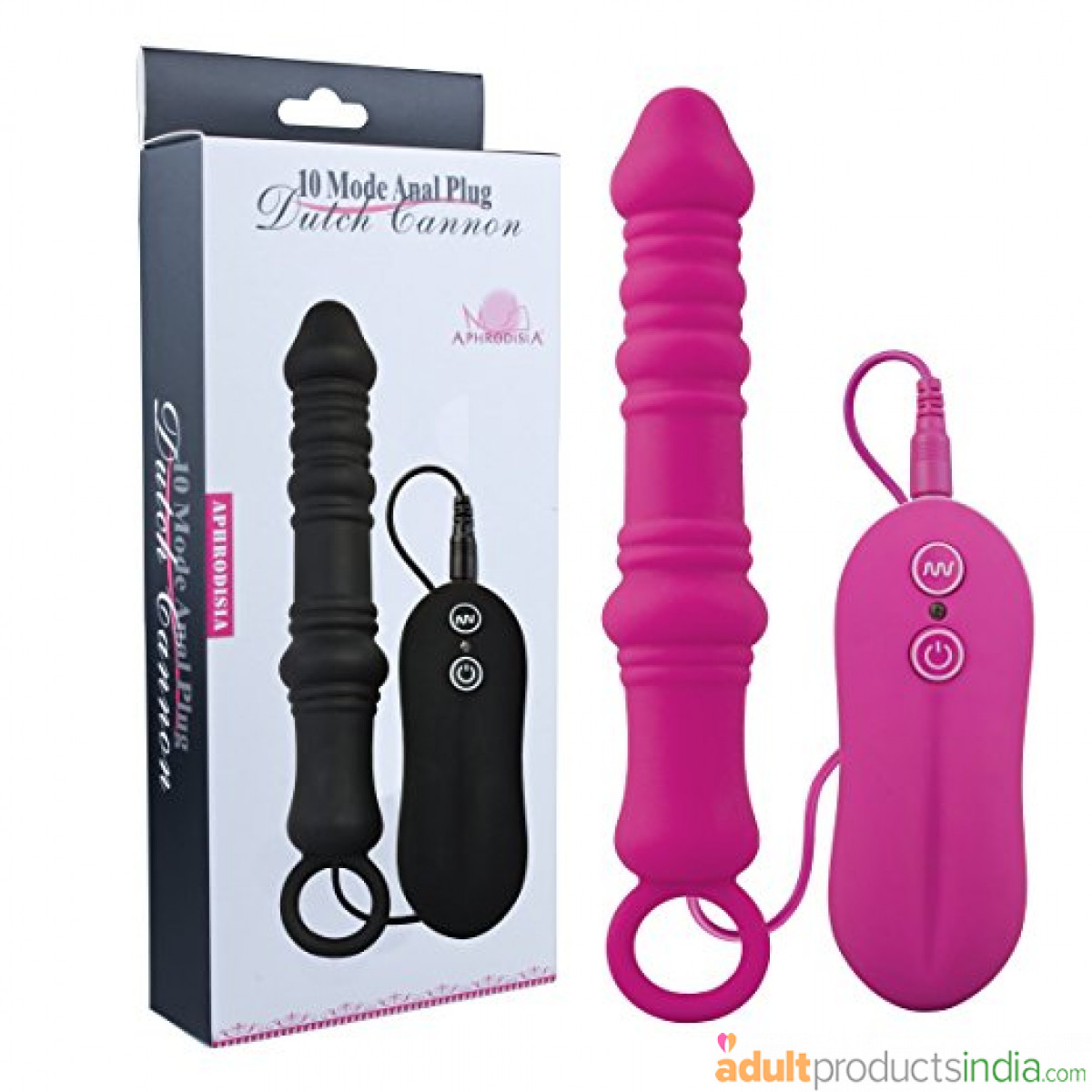 Anal Plug 10 Mode Dutch Cannon Waterproof Silicone Butt Vibrator