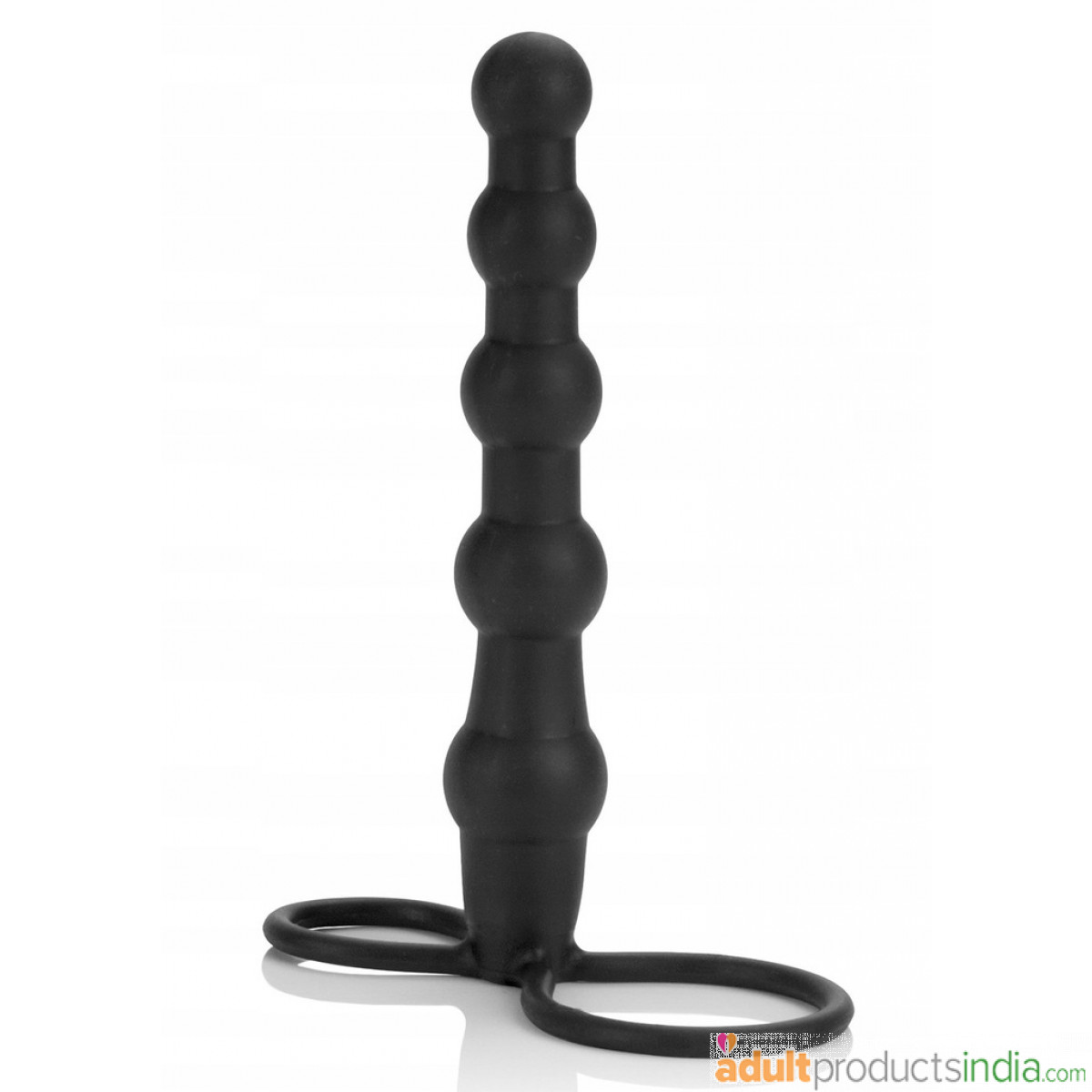 Silicone Beaded Double Rider - Black 