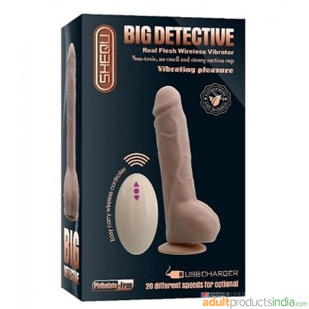 Big Detective Wireless Vibrator 