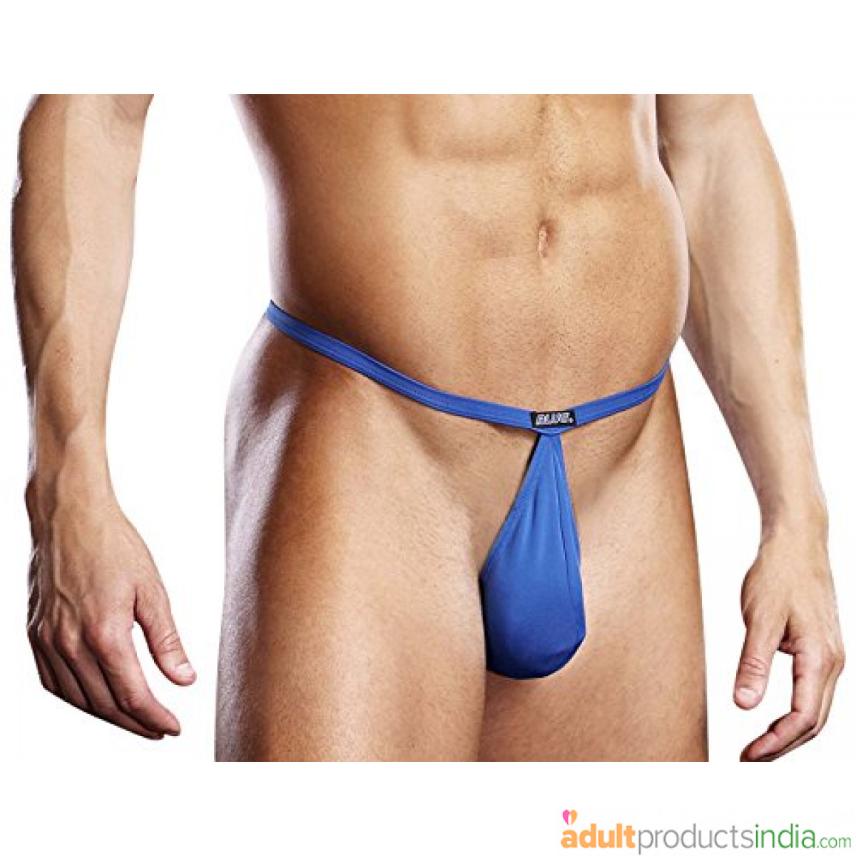 Blue Line Performance Microfiber Pouch G-String Blue S/M