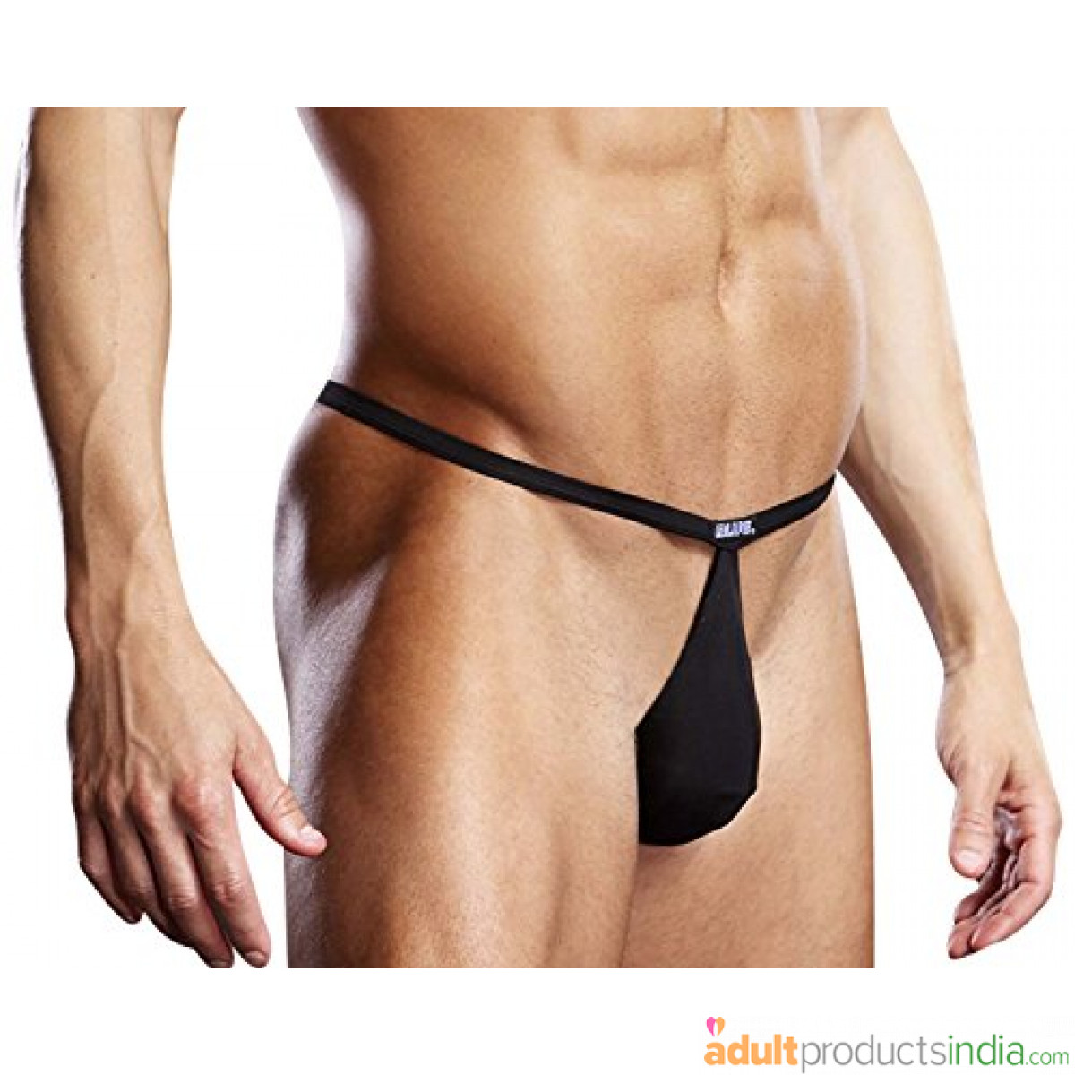 Blue Line Performance Microfiber Pouch G-String Black S/M
