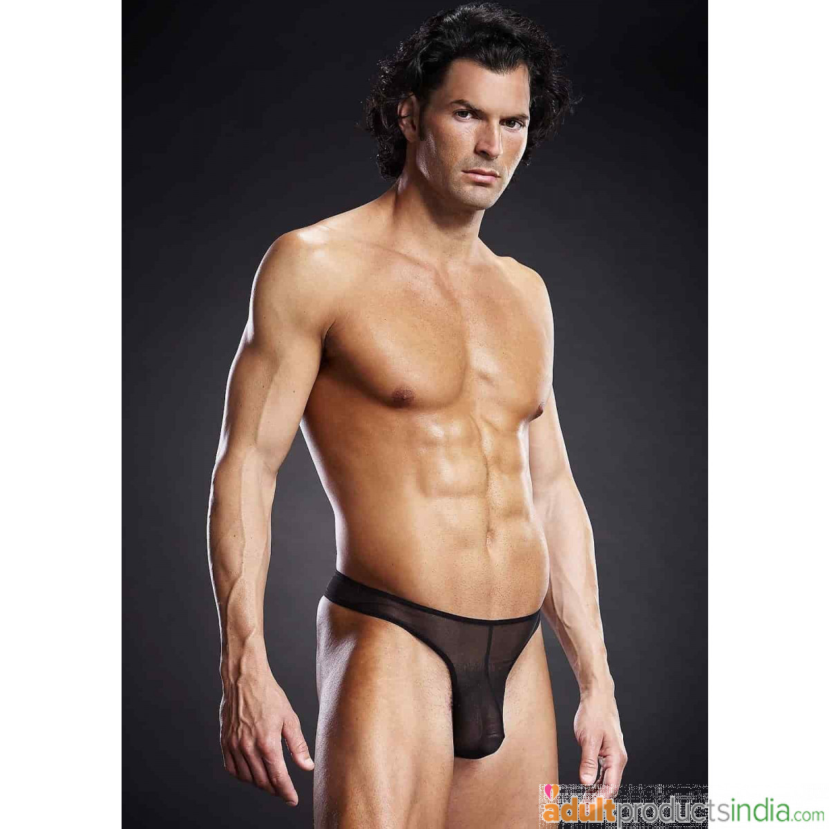 Blue Line Pro-Mesh G-String Black L/XL
