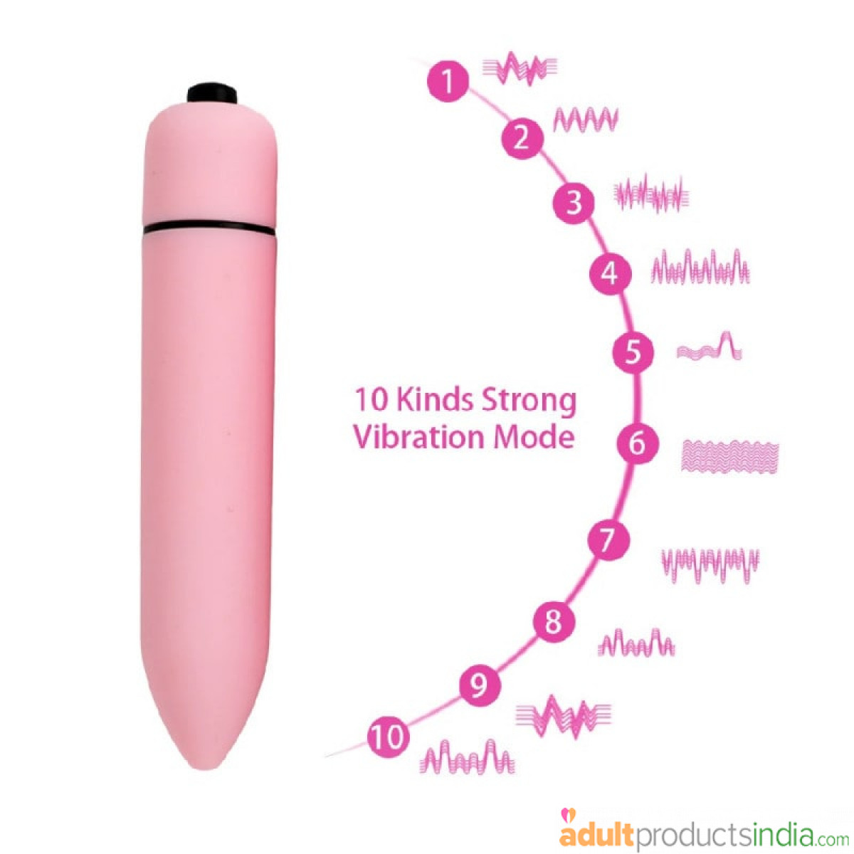 Strong Light Pink Bullet Vibrator | Adult Products India