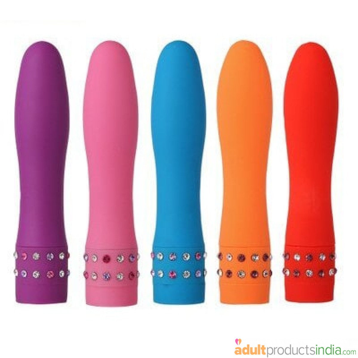 Diamond Mini Magic Wand Massager Multispeed Vibration (multi Color)