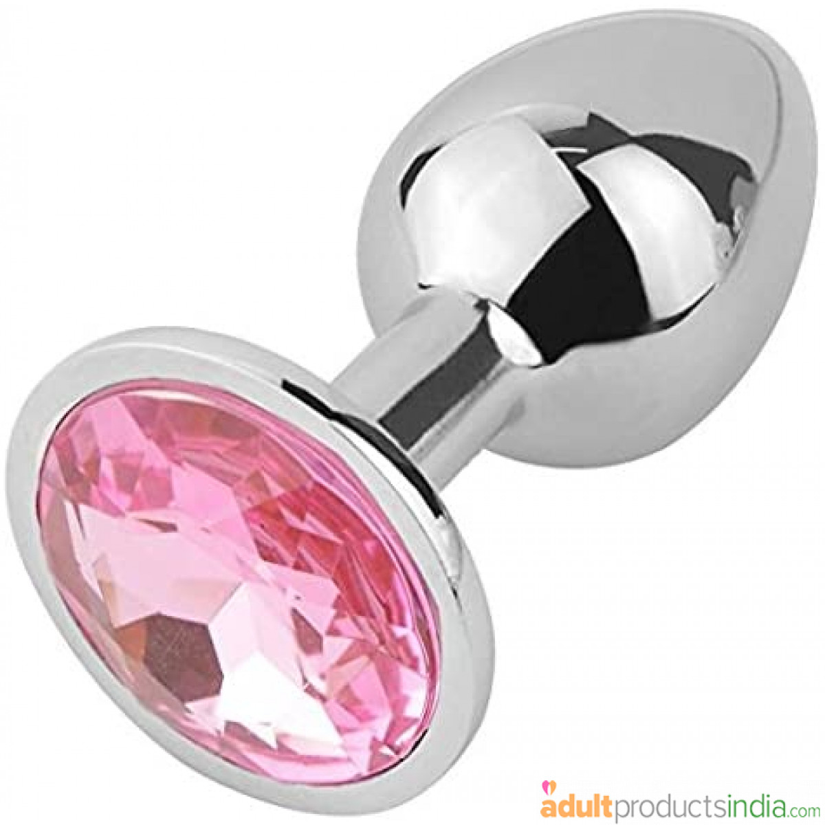Metal Butt plug Pink Diamond