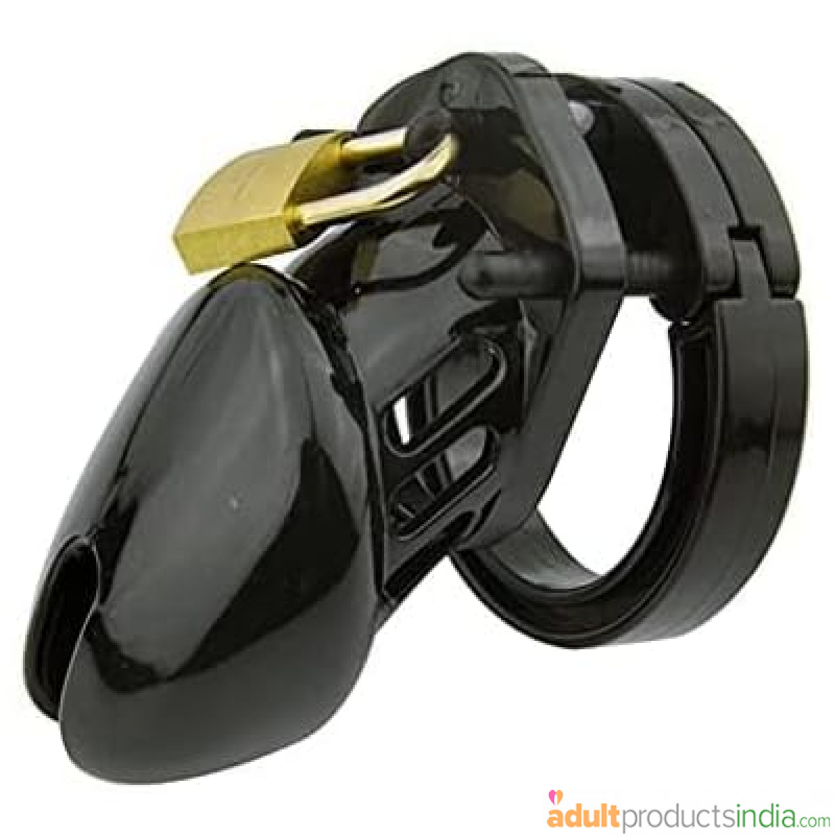 Silicone Chastity for Men Breathable Chastity Device (Black)