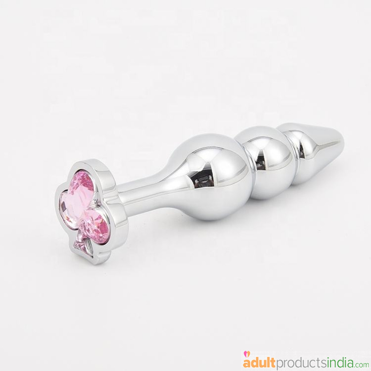 3 Big Balls Crystal Butt Plug