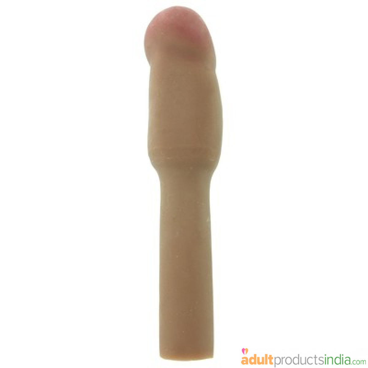 CyberSkin 4 Inch Xtra Thick Vibrating Extension - Cinnamon