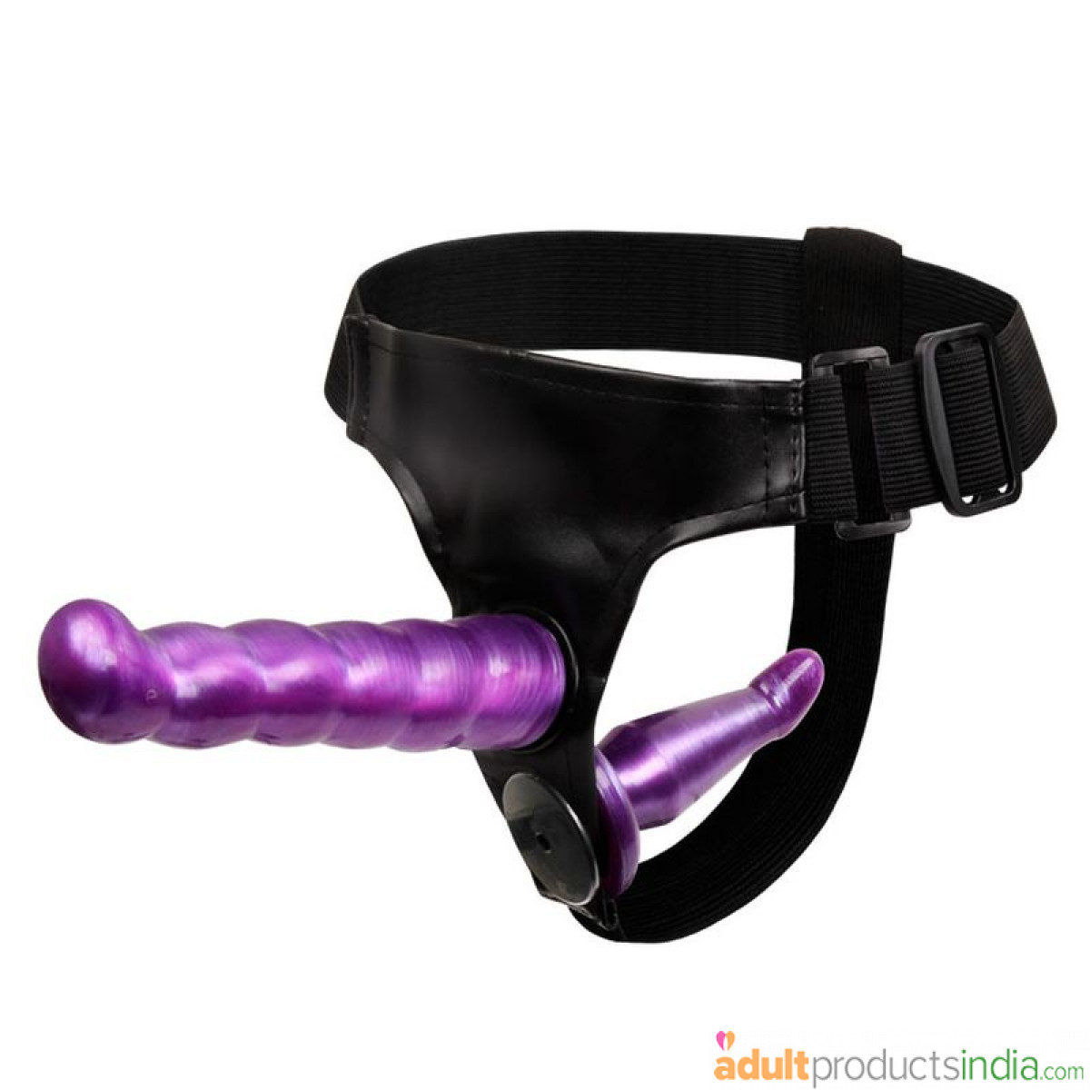 Double Ended Strap On - Purple