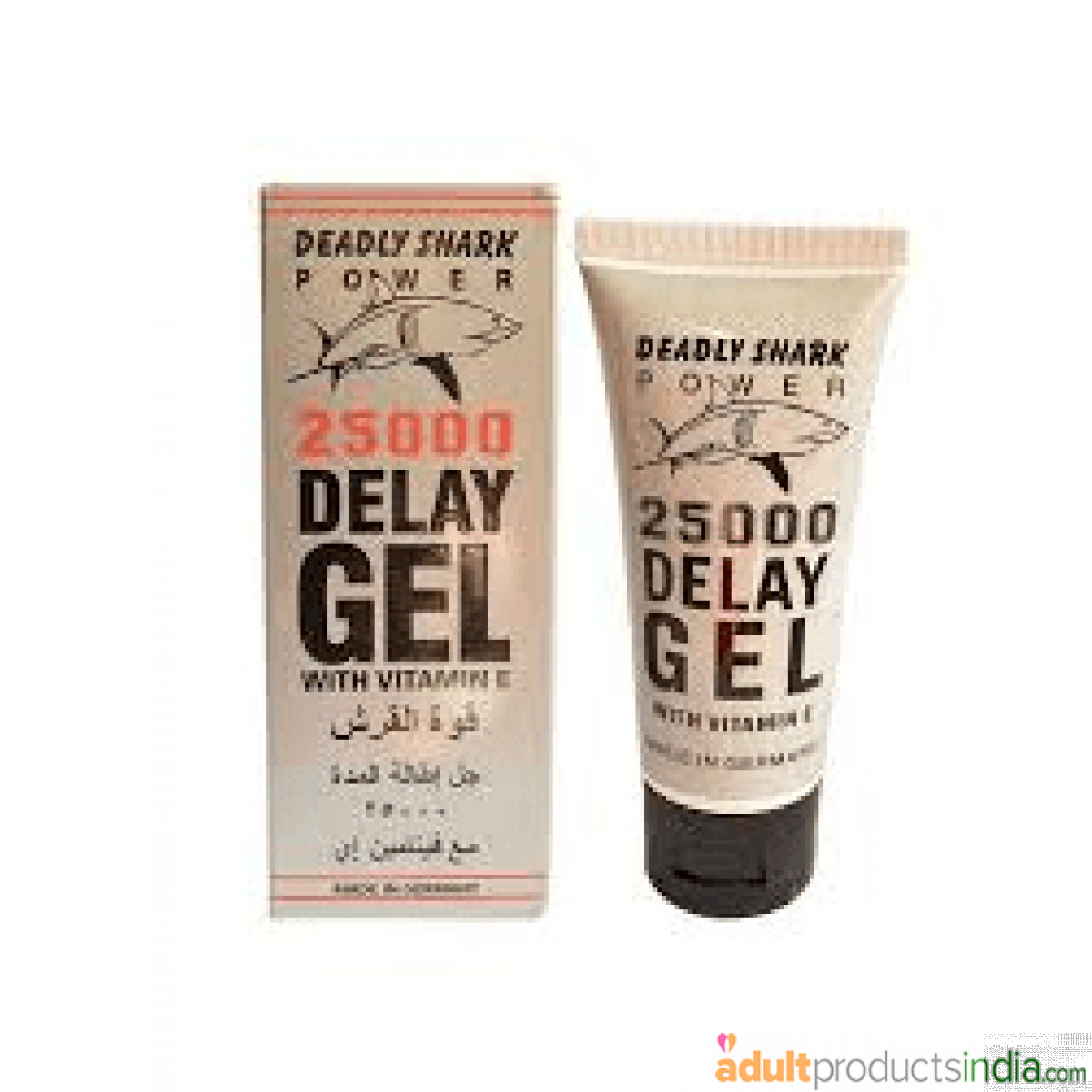 Deadly Shark Power 25000 Vitamin E Delay Gel For Men 