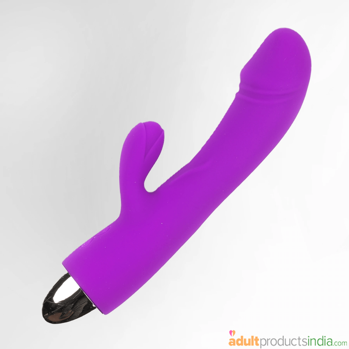45°C HEATNC 12 Functions Silicon Rechargeable Vibrator - Purple/Pink
