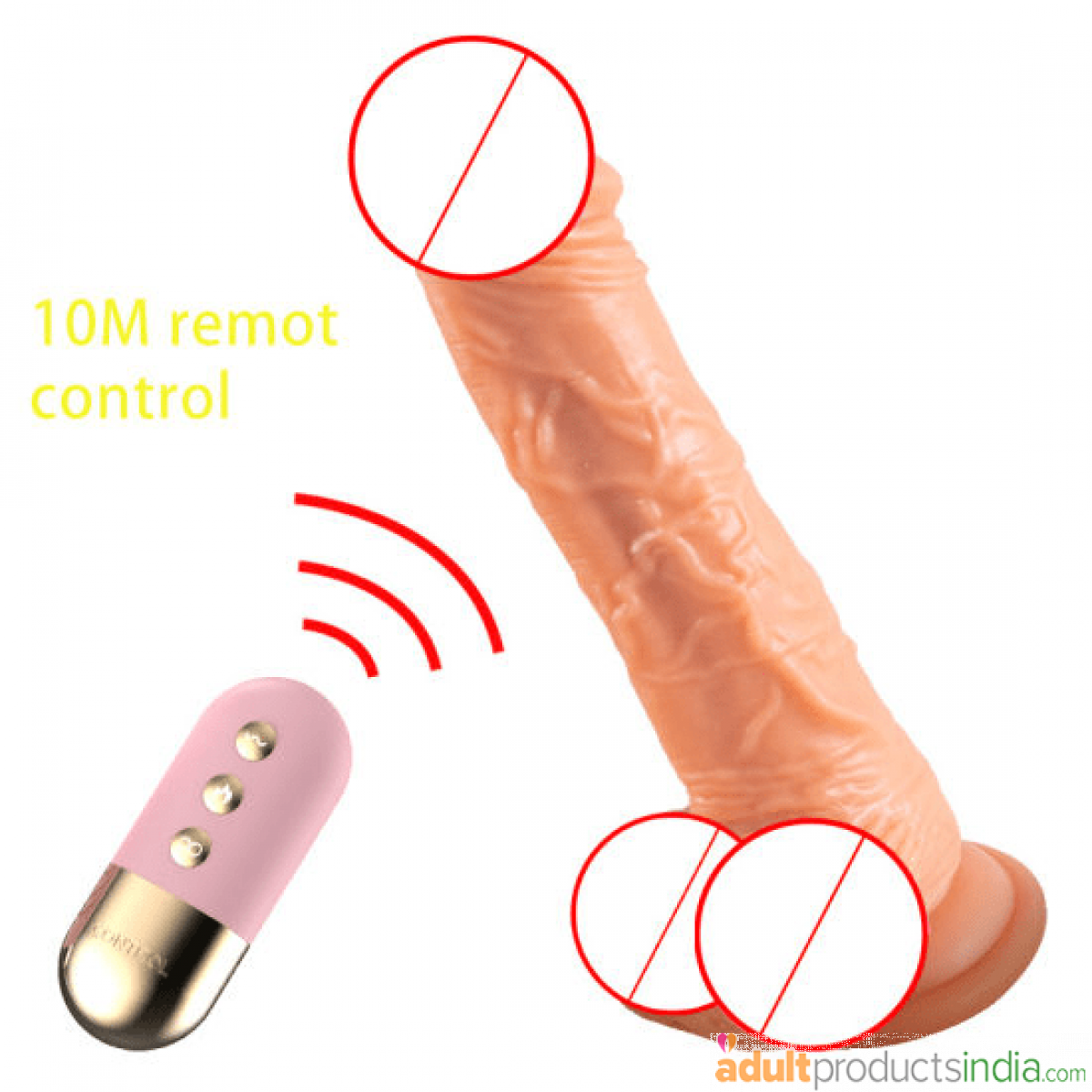 Remote Control Vibrating Dildo For Woman