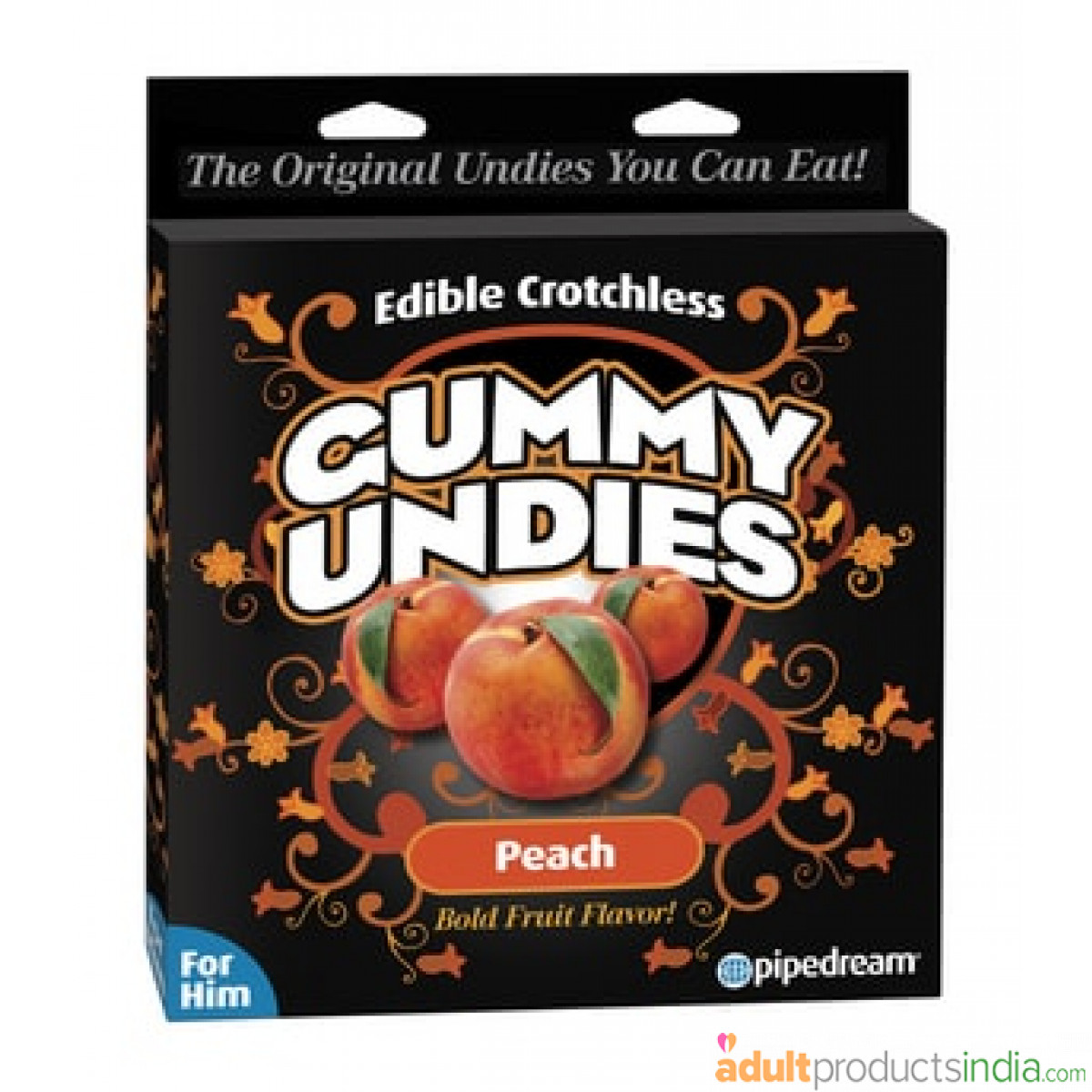 Edible Male Gummy Undies Peach