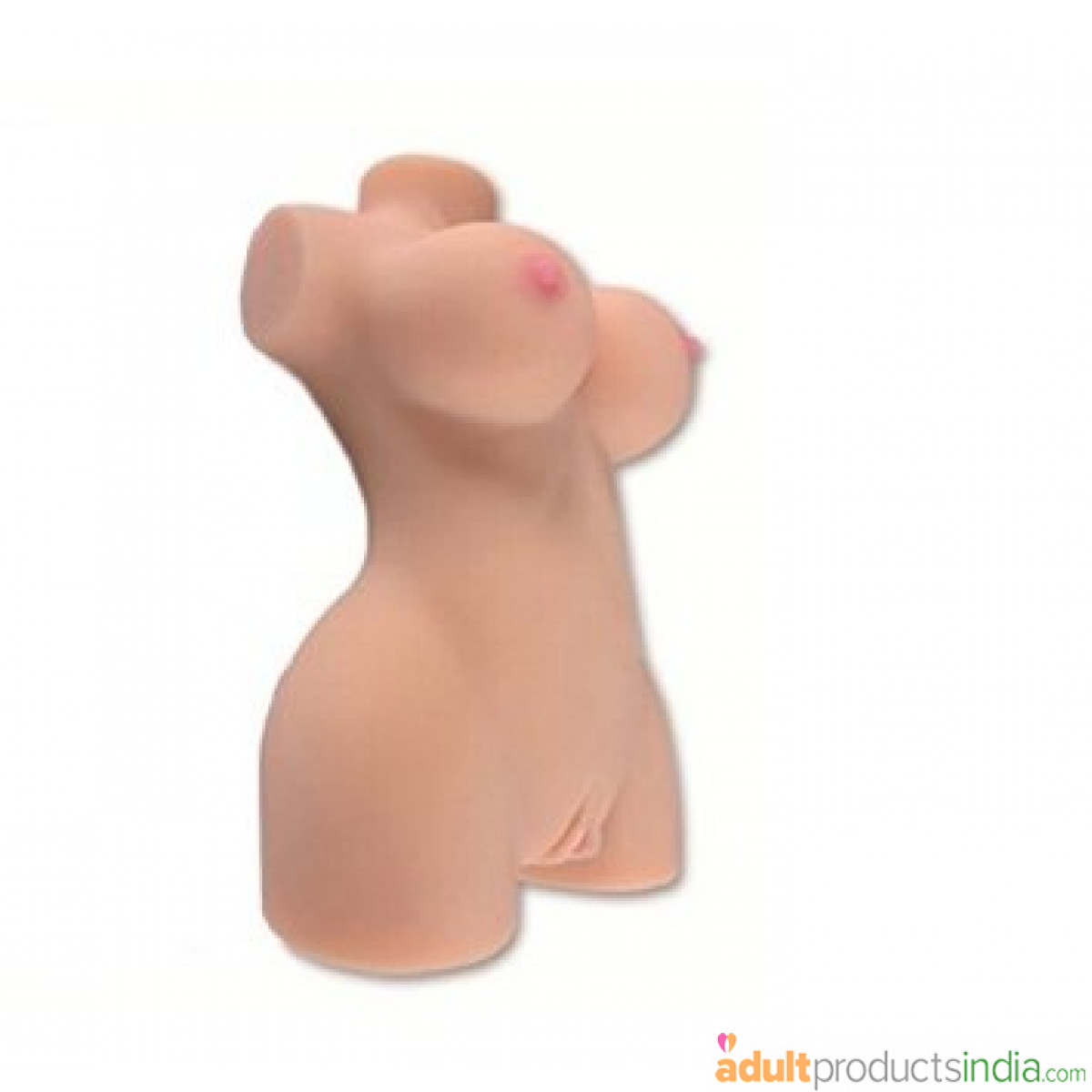 Vibrating Half Body Soft Silicone Masturbator