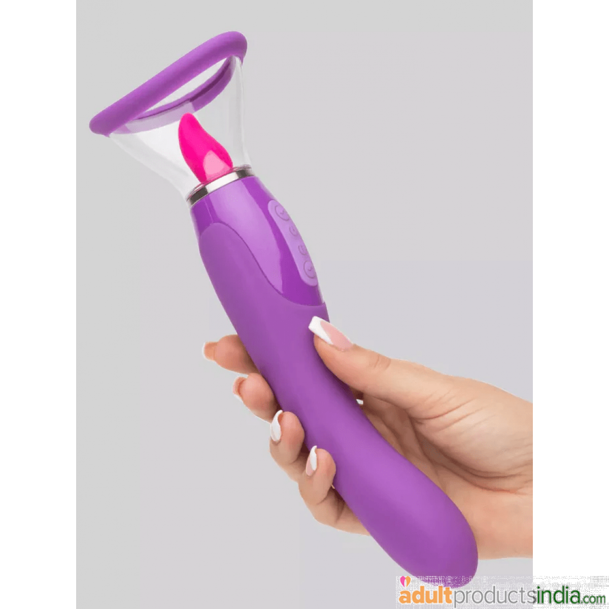 Fantasy Vibrating Pussy Pump and Tongue Vibrator for Women Adult Products India pic