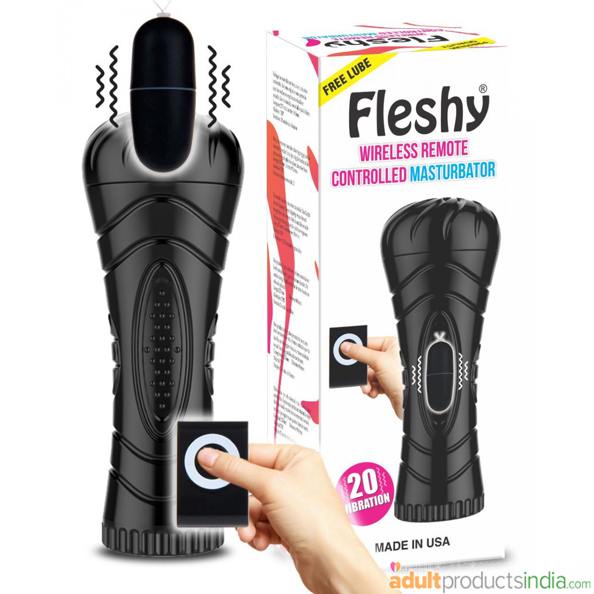 Fleshy Wireless Remote Controlled Masturbator