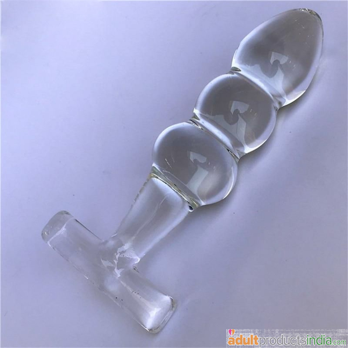 Big Balls Crystal Glass Dildo Penis Butt Plug 