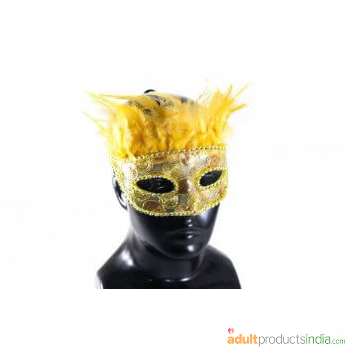 Golden Fancy Eye Mask For Party 