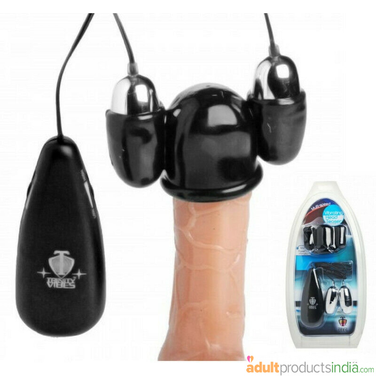 Vibrating Penis Head Teaser Cock Head Stimulation-Massager