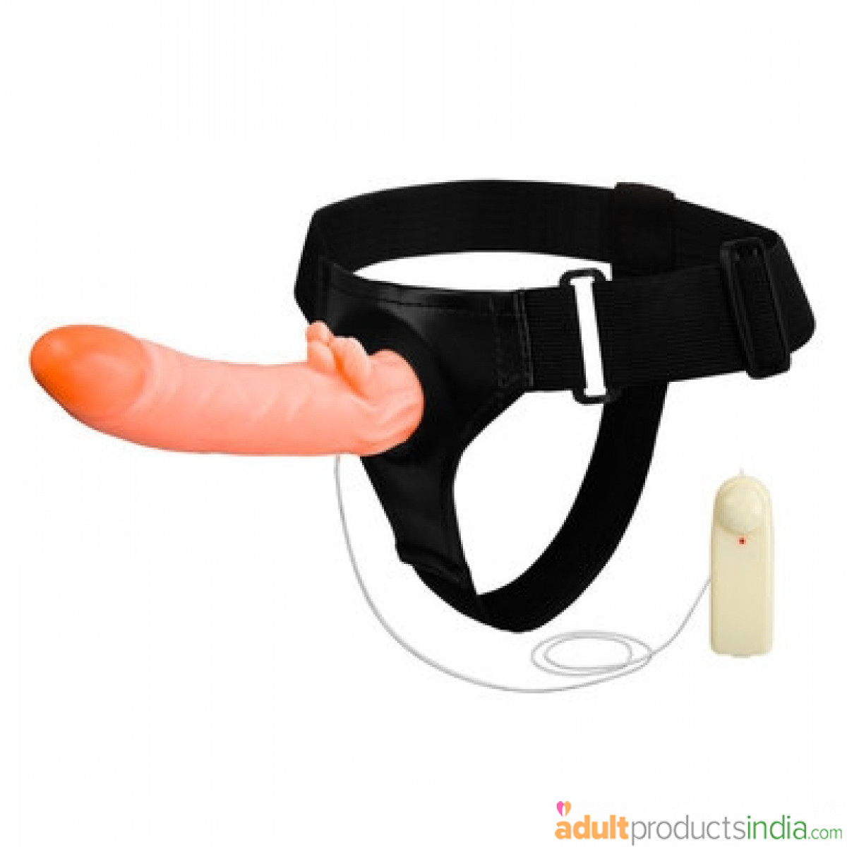 Hollow Strap On Dildo With Masturbator