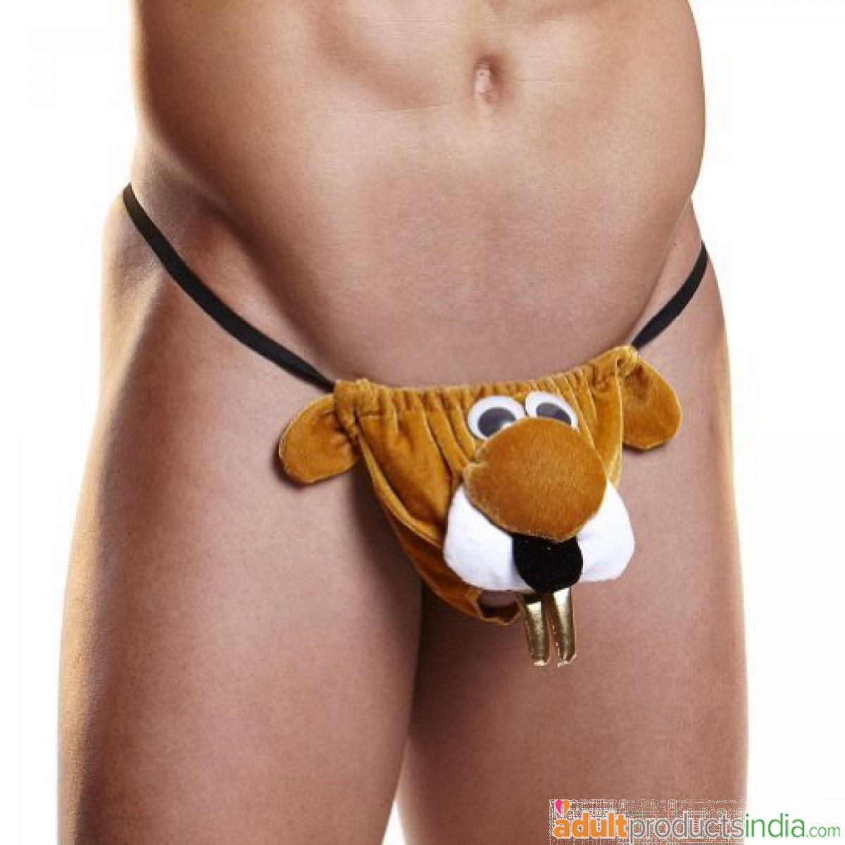 Hustler Bucky Beaver Thong O/S