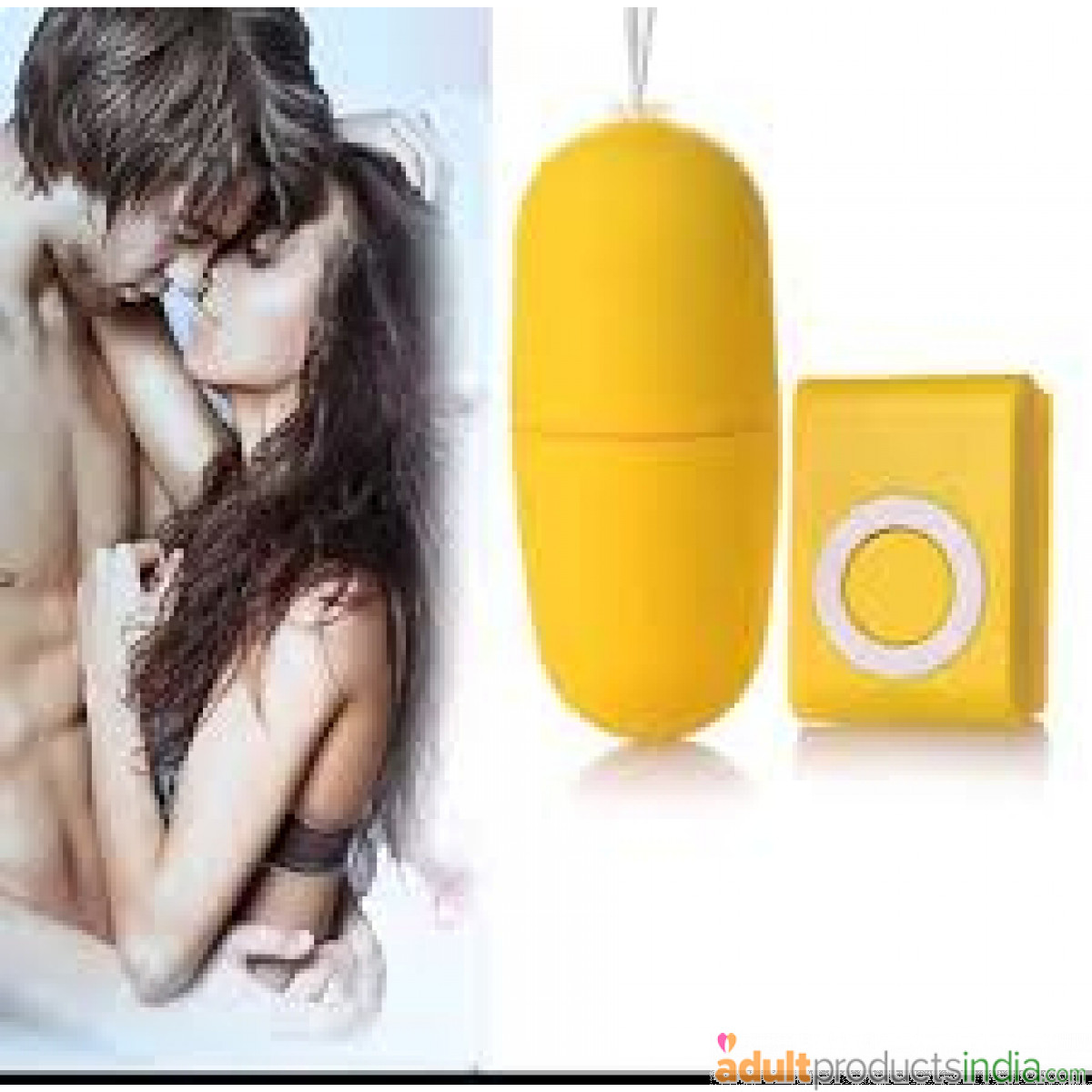 Remote Control Vibrating Egg - Yellow