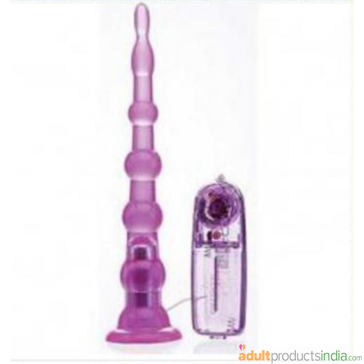 Vibrating Jelly Anal Plug with Remote Control & Suction Cup