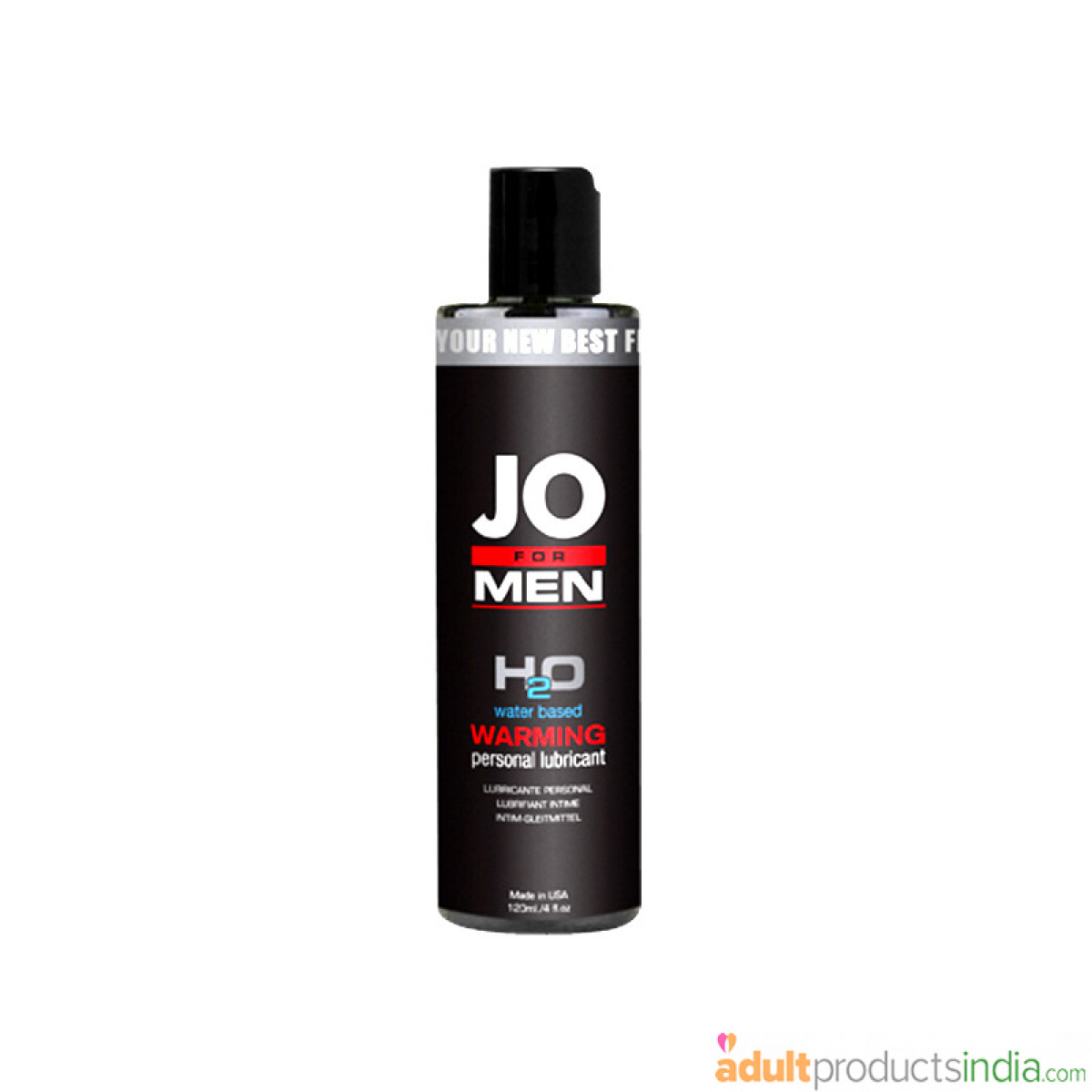 JO for Men Silicone Based Warming Personal Lubricant