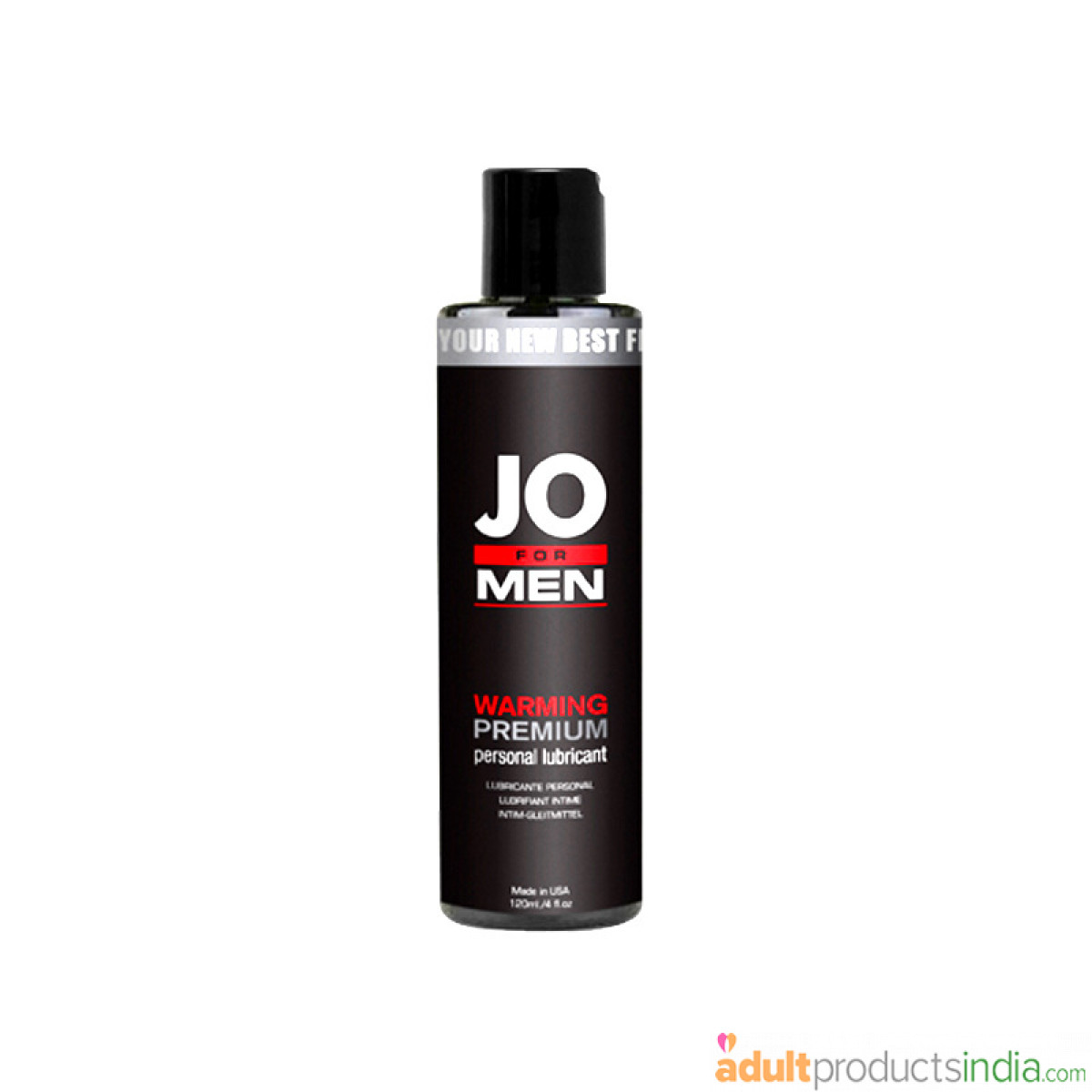JO for Men Water-Based Warming Personal Lubricant