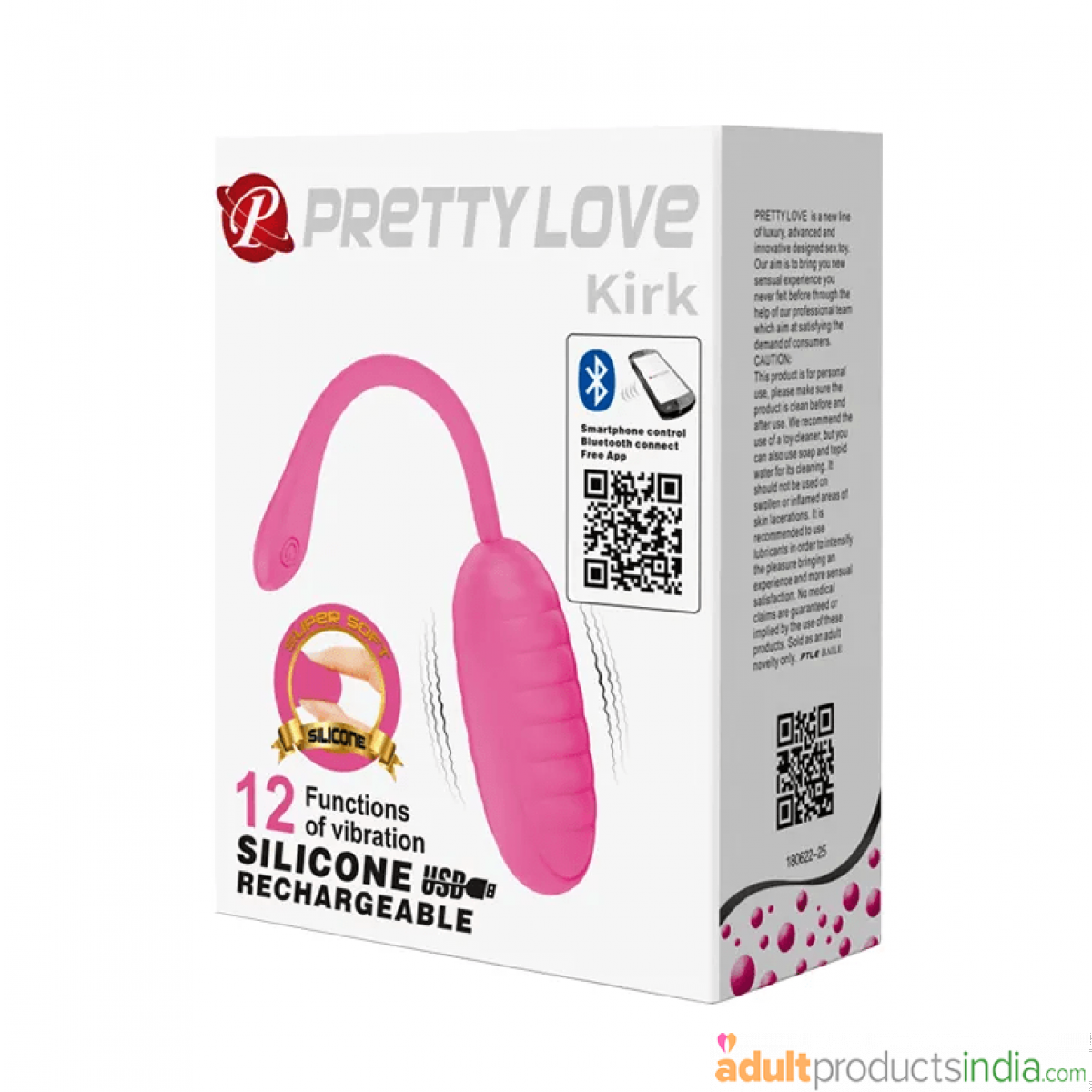 Pretty Love Kirk Remote Egg – Neon Pink