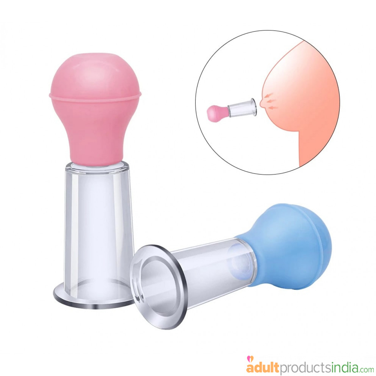 Nipple Sucker Breast Enlarger Clitoris Stimulater Vacuum Pump for Women