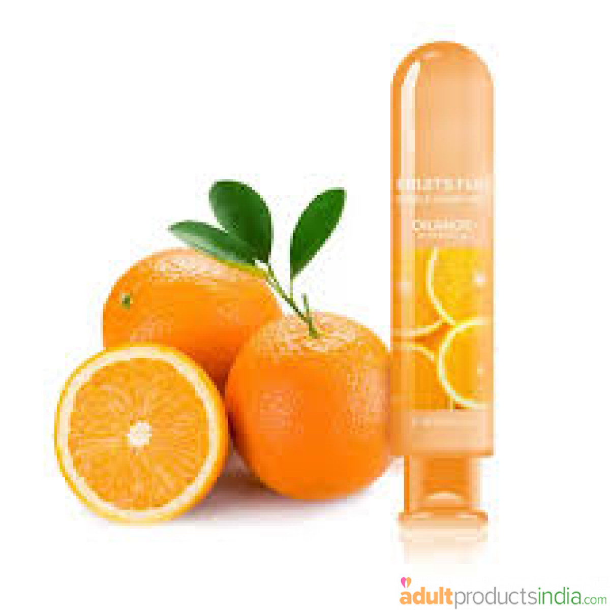 Edible Fruit Flavored Lube Water Based Long Lasting Sex Lube - Orange