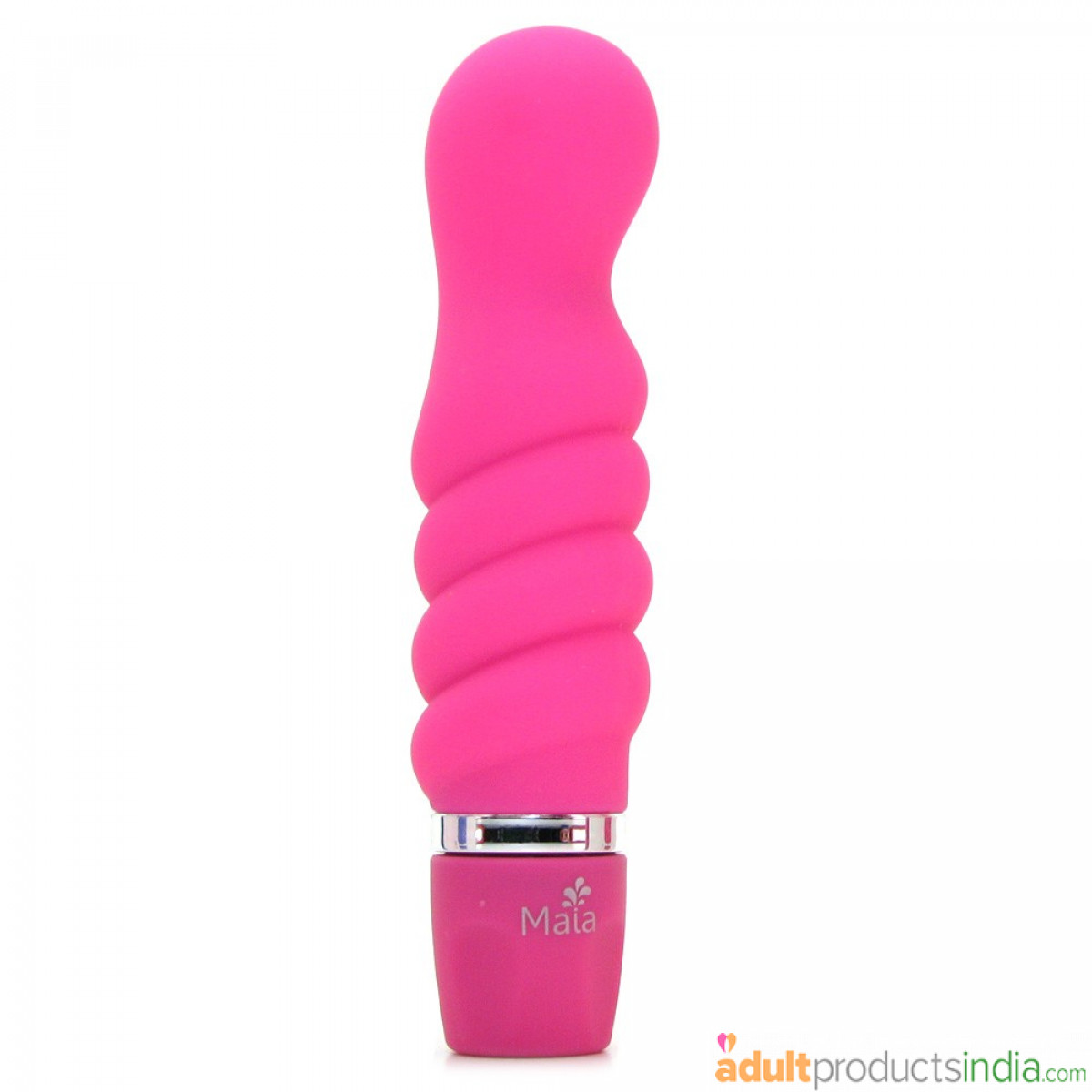 Maia - Twistty Silicone Gspot Vibe Neon Pink