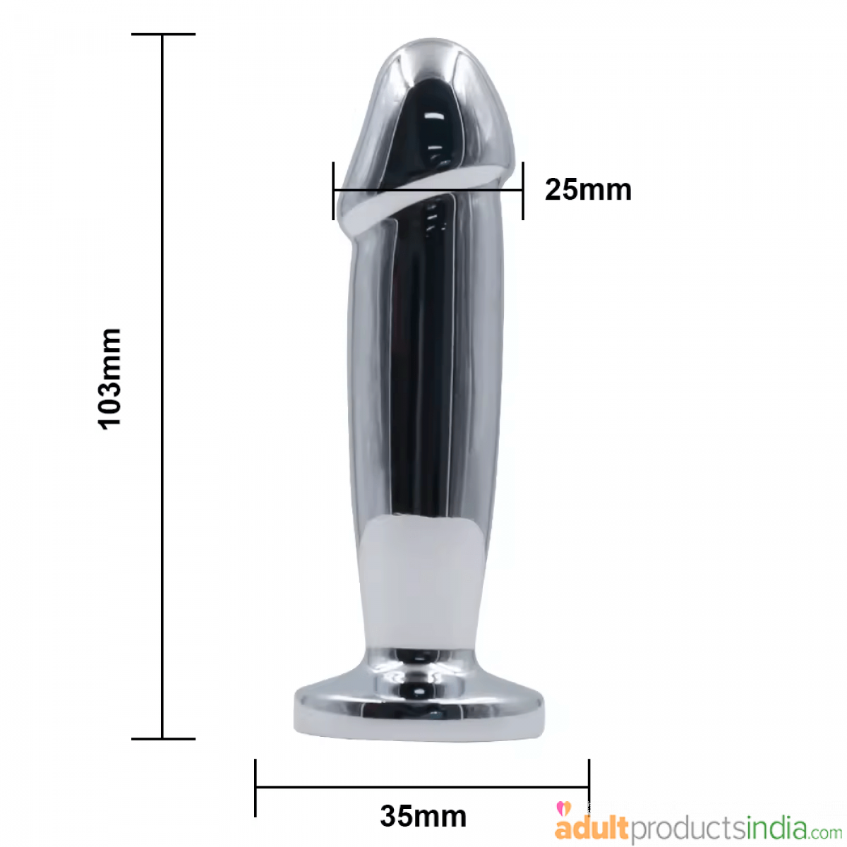 butterfly anal plug Stainless Steel Vibrating Butt Plug