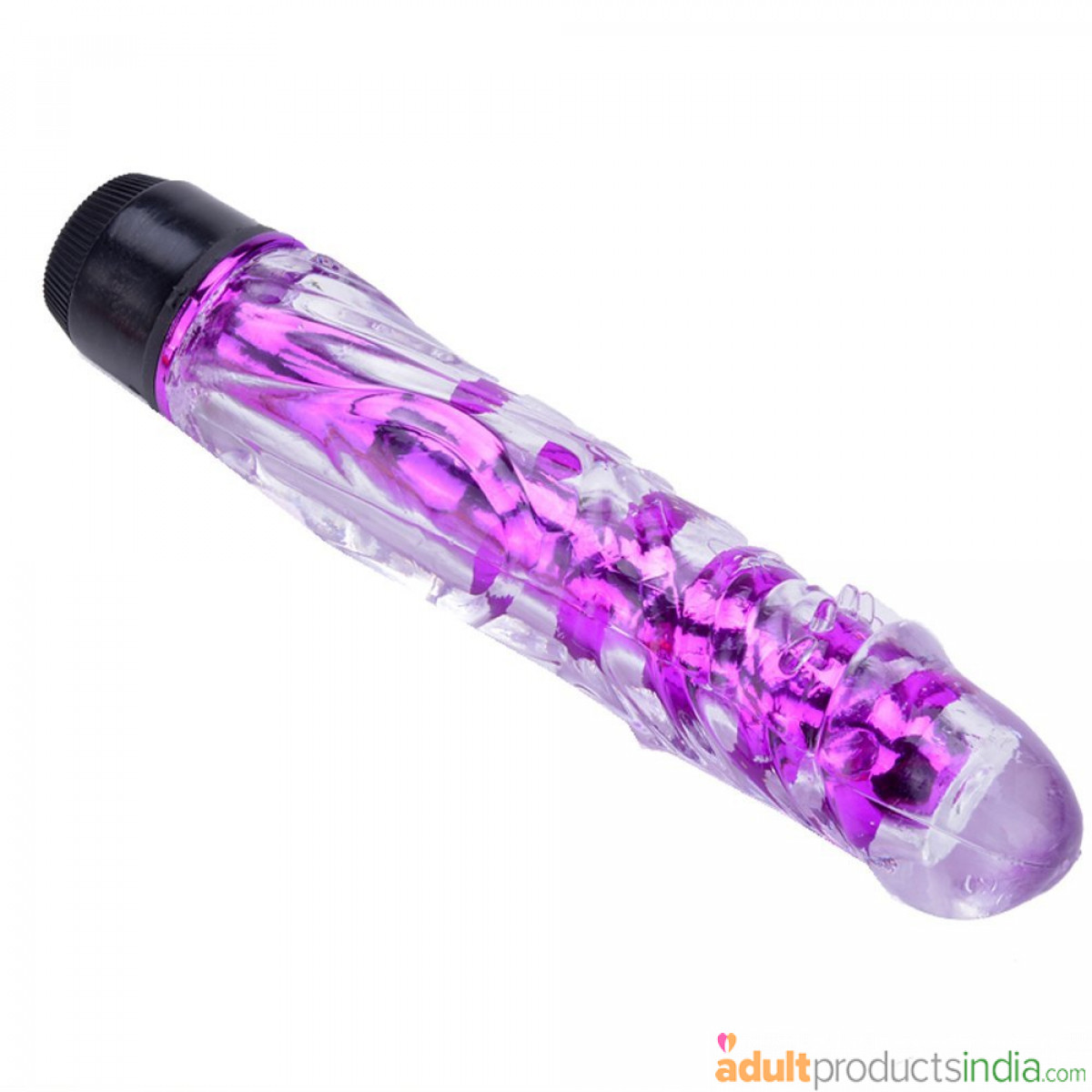 Multi Speed Soft Jelly Vibrator - Purple