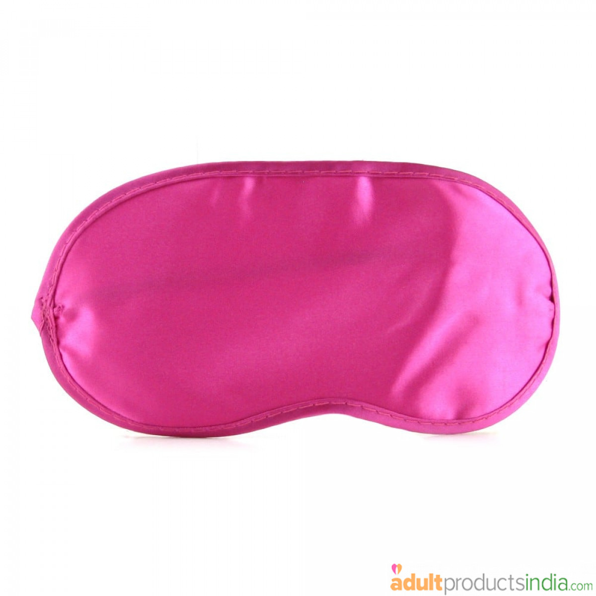 Neon Satin Love Mask Pink