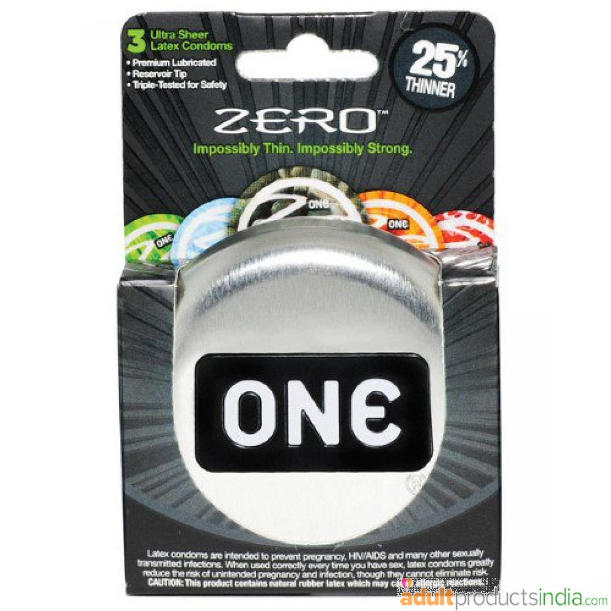 One Zero Thin Condoms (3pc)